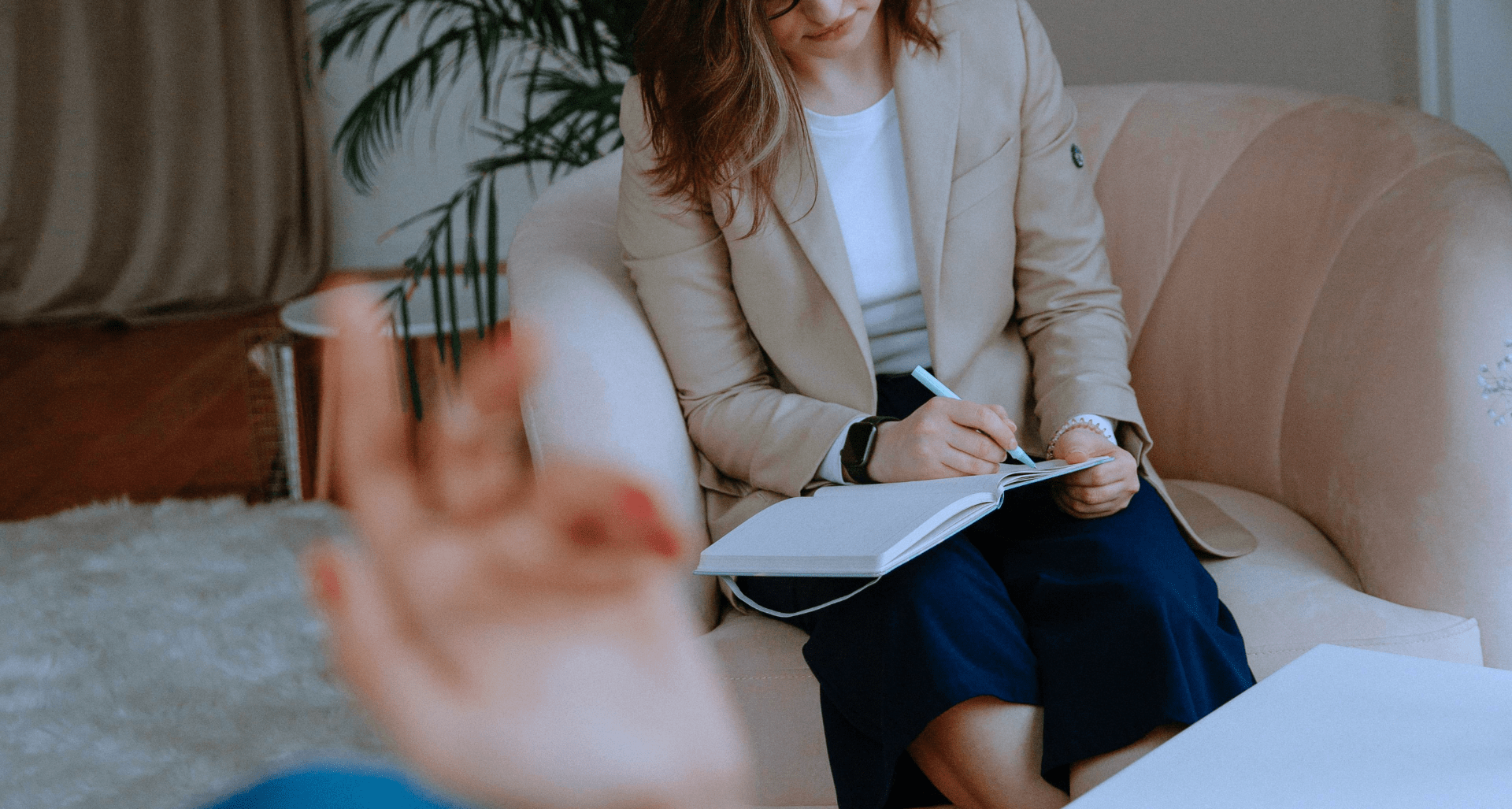 a woman in therapy learning how to get out of fight or flight